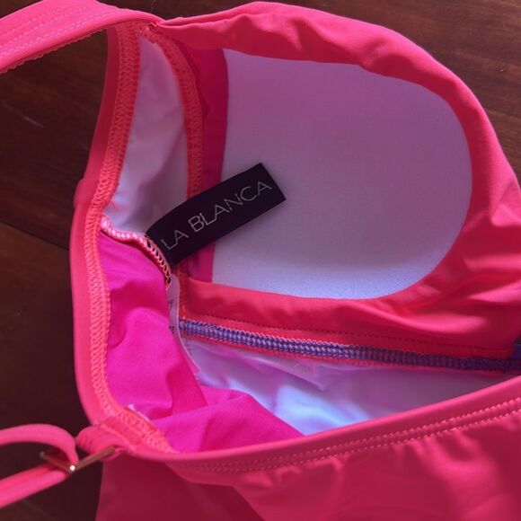 La blanca color block twist one piece swimsuit - Picture 4 of 4